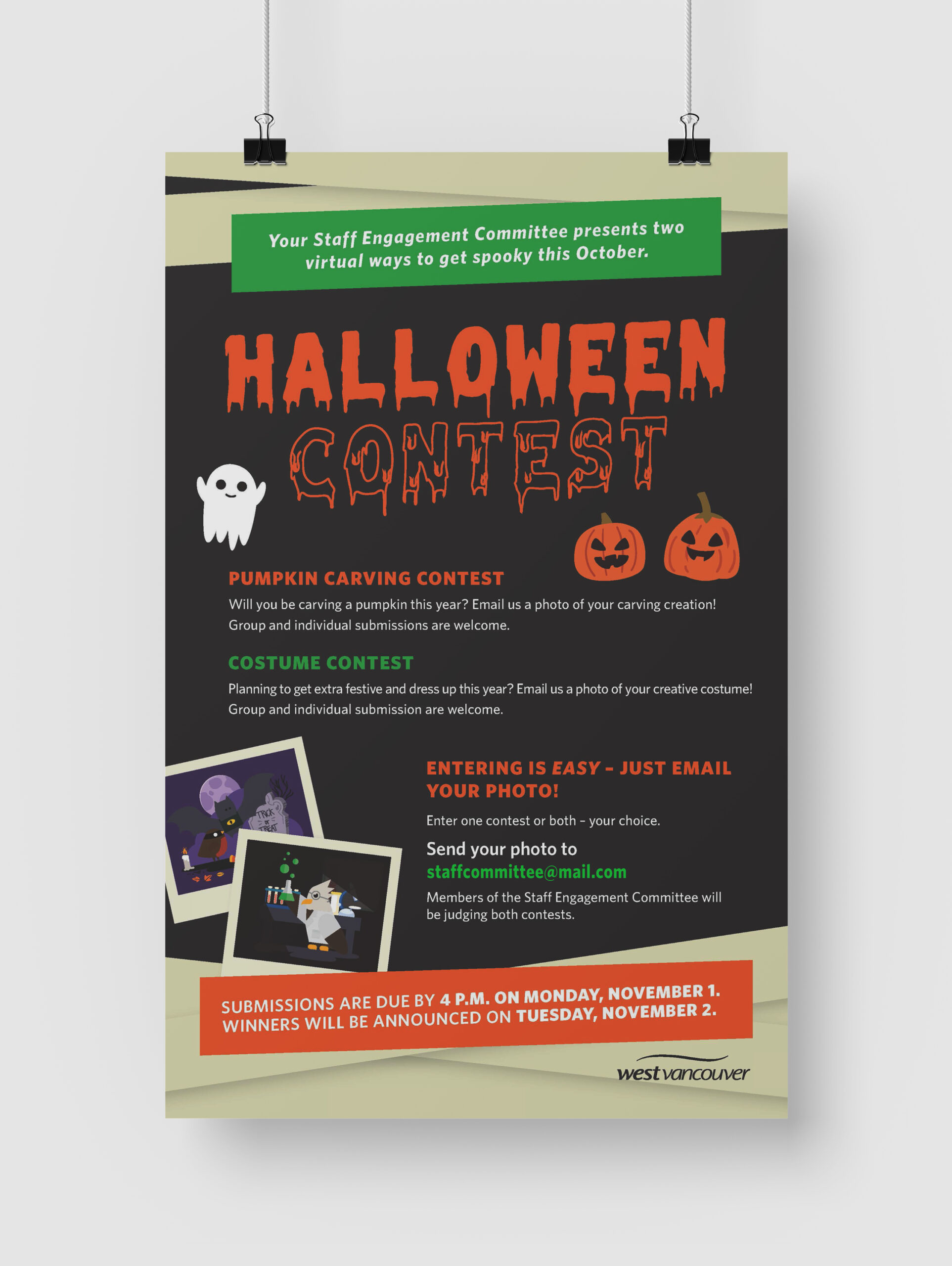 West Vancouver Staff Halloween Contest